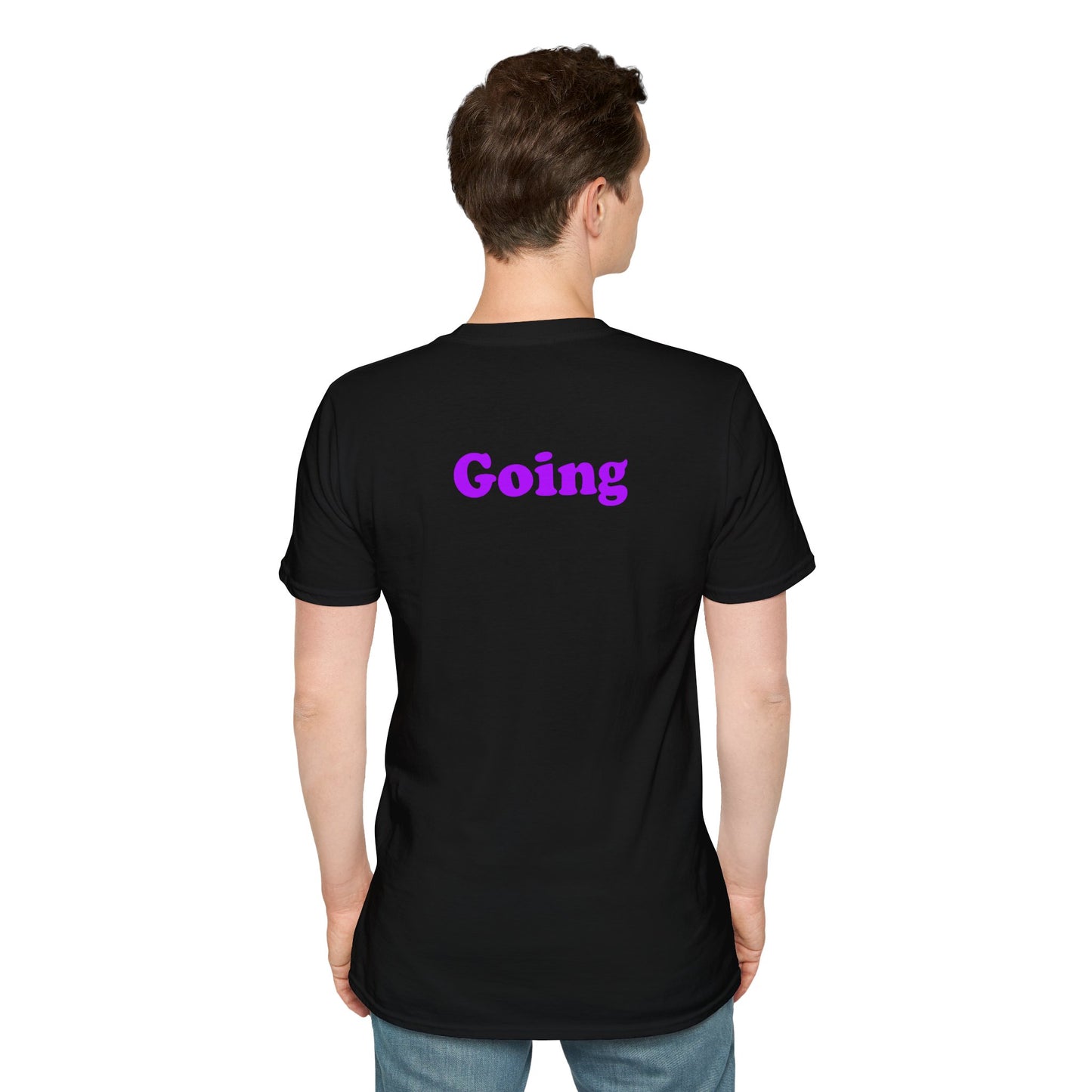 Coming Going - Front/Back Unisex Softstyle T-Shirt