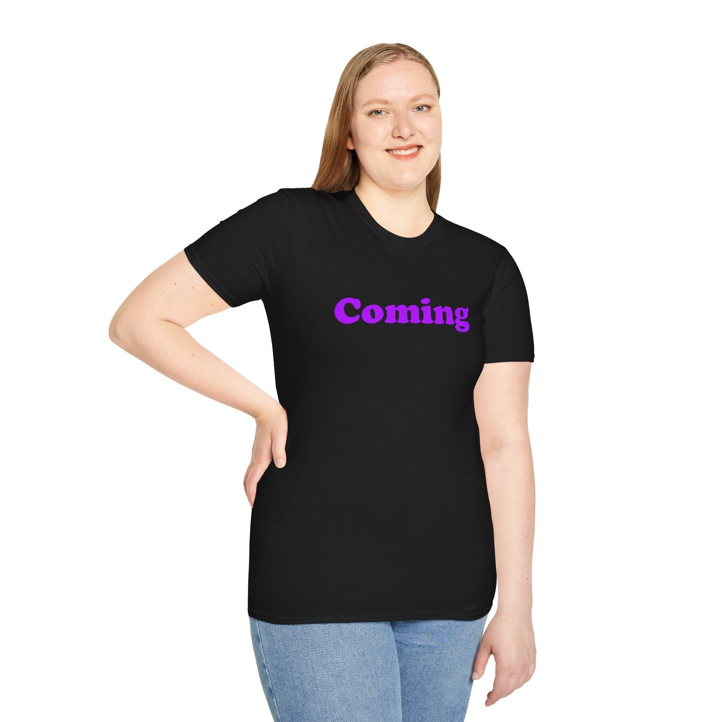 Coming Going - Front/Back Unisex Softstyle T-Shirt