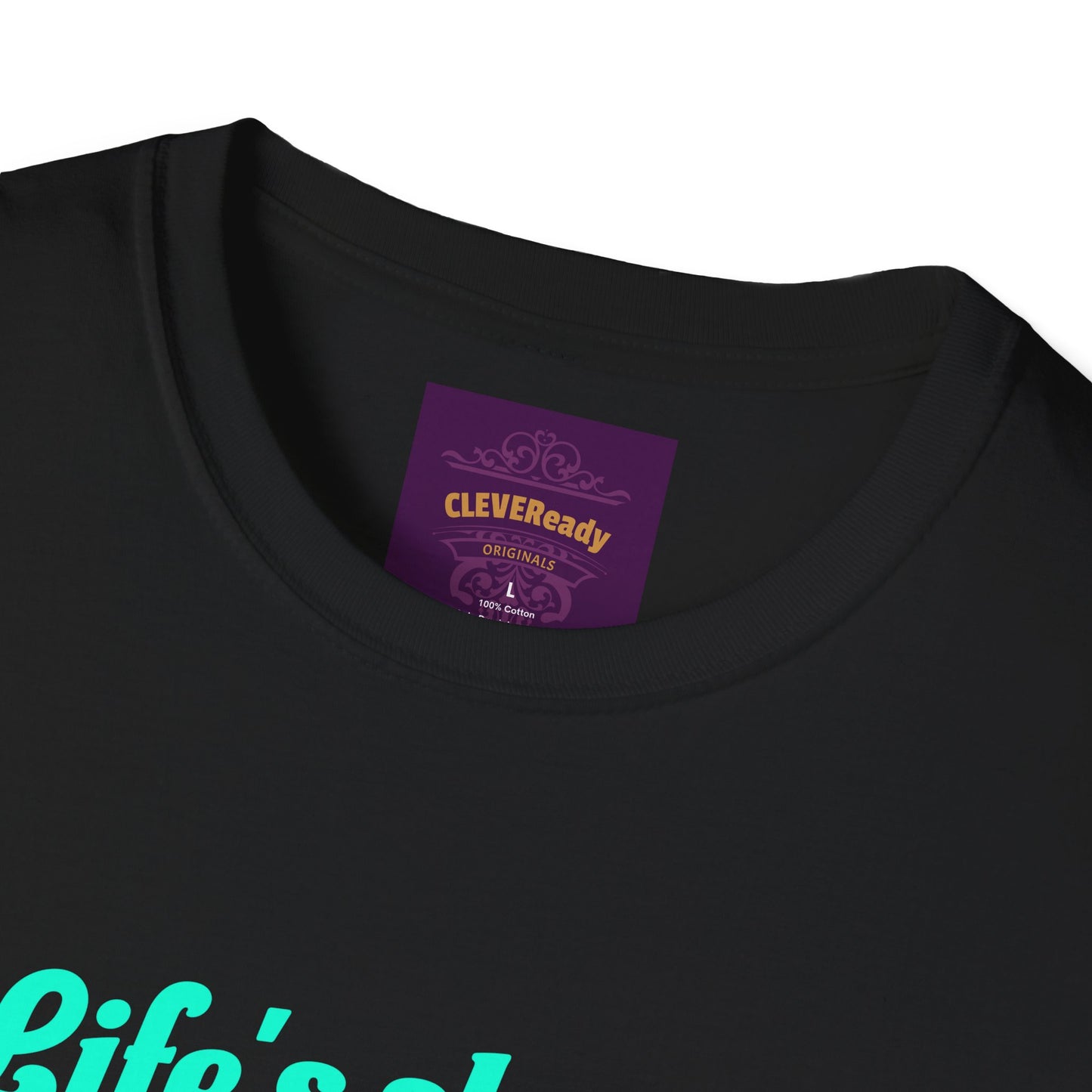 Life's Short Hit The Beach - Unisex Softstyle T-Shirt