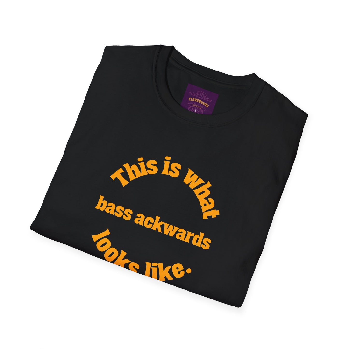 Bass Ackwards - Unisex Softstyle T-Shirt