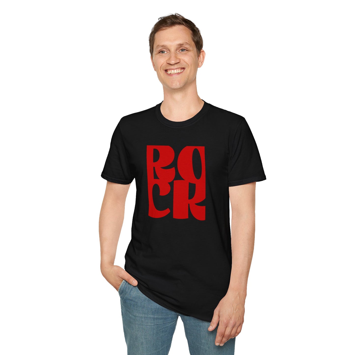 ROCK STAR Front/Back - Unisex Softstyle T-Shirt