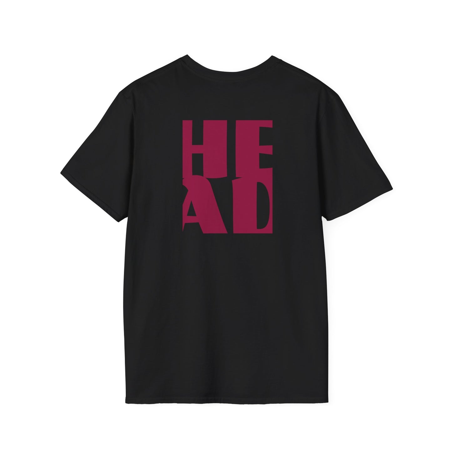 DICK HEAD Front/Back - Unisex Softstyle T-Shirt