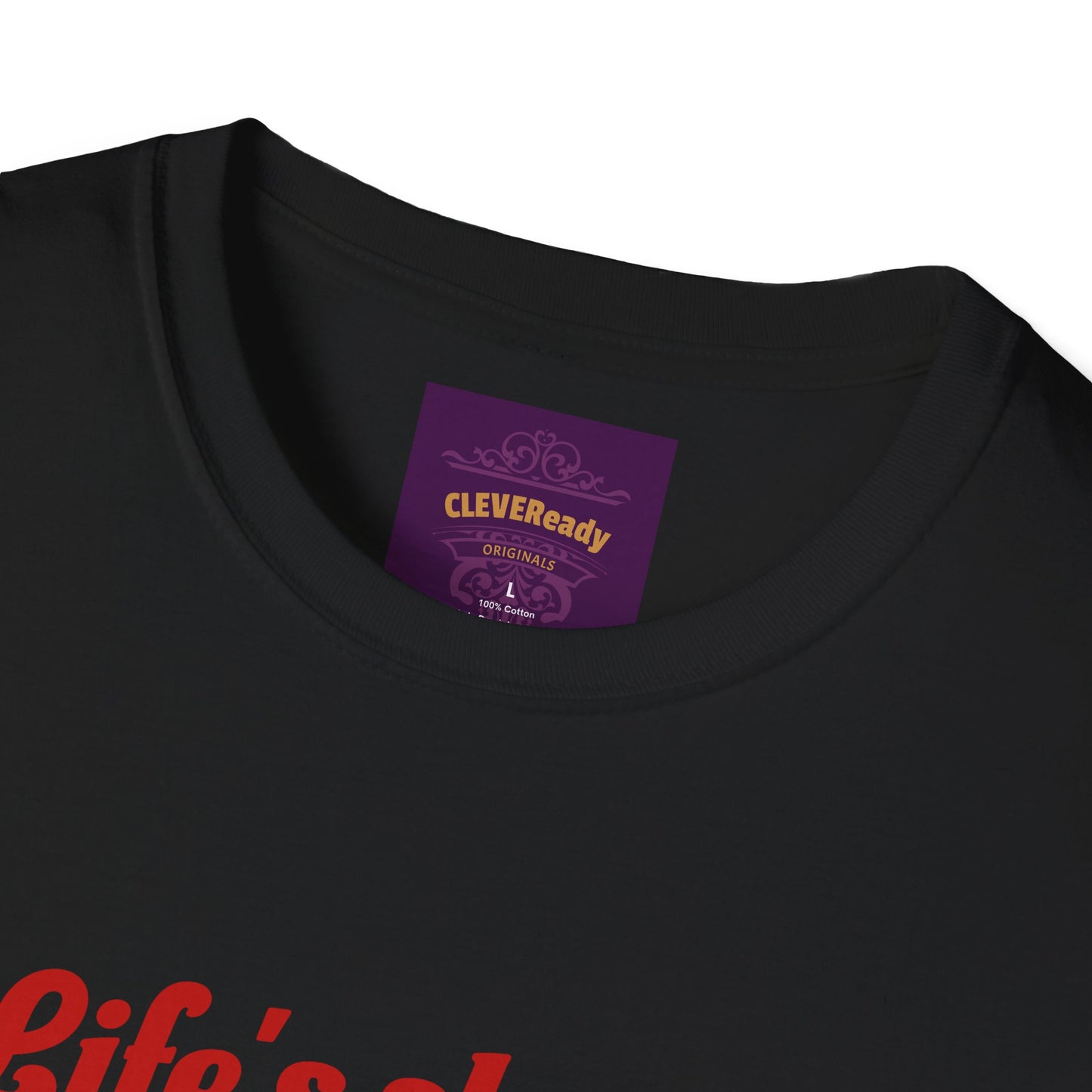 Life's Short Eat Pizza - Unisex Softstyle T-Shirt