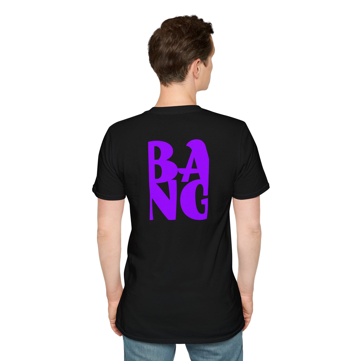 HEAD BANG Front/Back - Unisex Softstyle T-Shirt