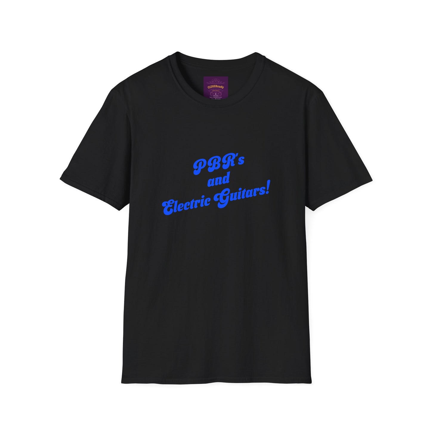 PBR's and Electric Guitars - Unisex Softstyle T-Shirt