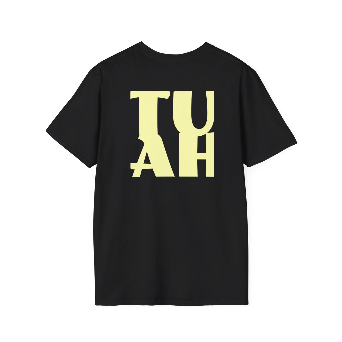 HAWK TUAH Front/Back - Unisex Softstyle T-Shirt
