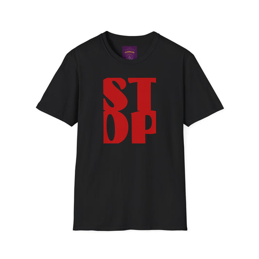 STOP - Unisex Softstyle T-Shirt