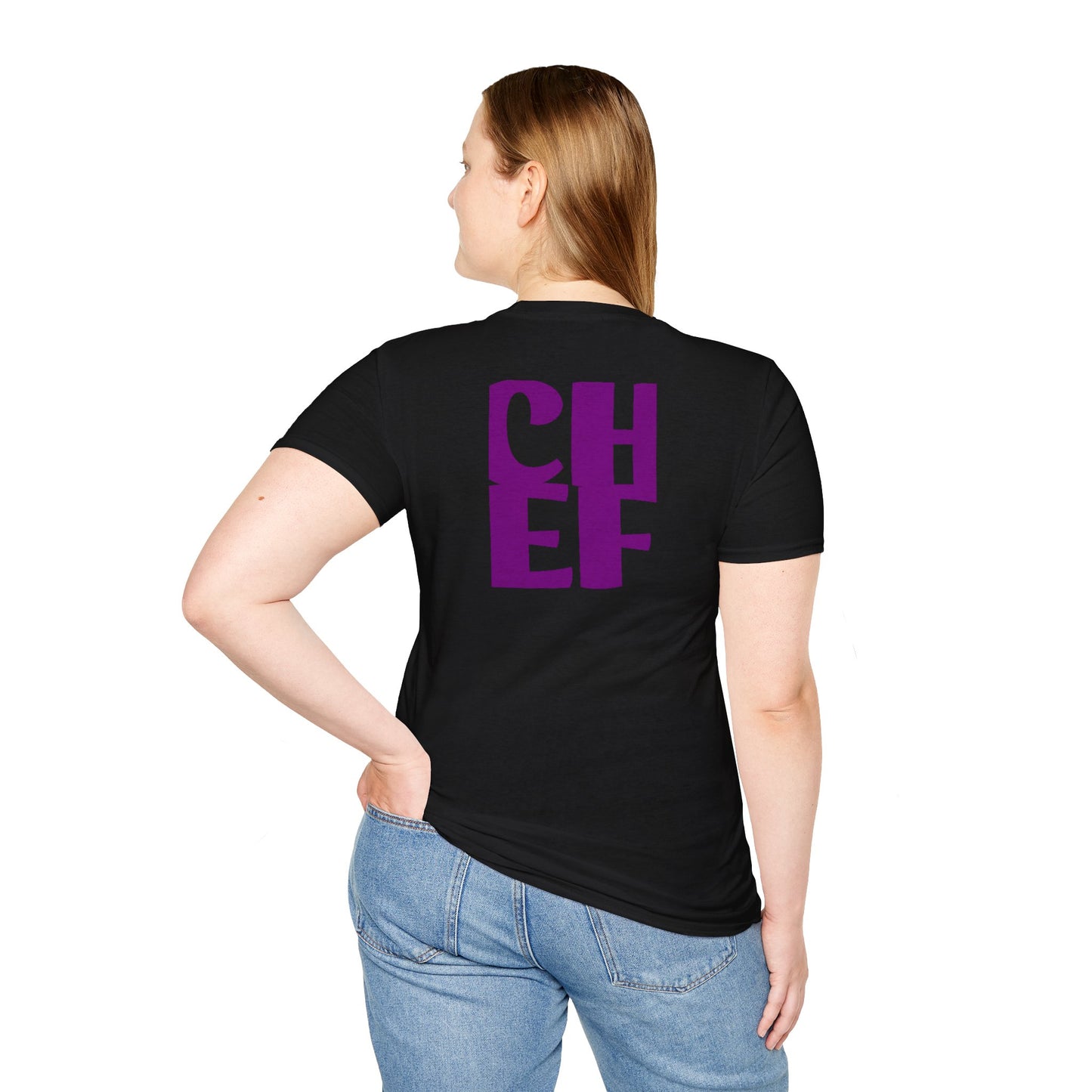 HEAD CHEF Front/Back - Unisex Softstyle T-Shirt