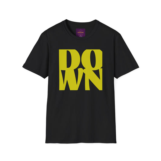 DOWN - Unisex Softstyle T-Shirt