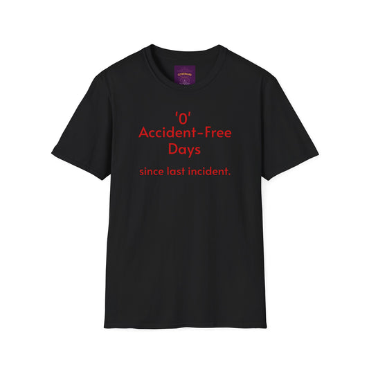 Accident-Free Days - Unisex Softstyle T-Shirt