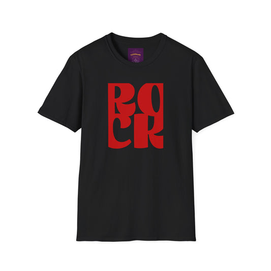 ROCK & ROLL Front/Back - Unisex Softstyle T-Shirt